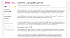 Desktop Screenshot of gemma-led.se