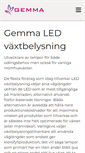 Mobile Screenshot of gemma-led.se