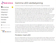 Tablet Screenshot of gemma-led.se